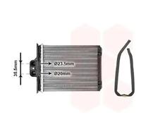 Radiateur de chauffage 37006217 VAN WEZEL pour OPEL SAAB