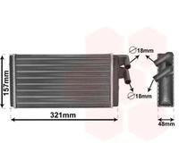 VAN WEZEL 03006052 Radiateur de chauffage