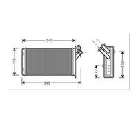 Radiateur De Chauffage - Citroen Evasion 1.9 Td 92