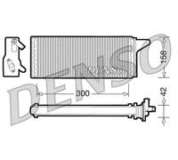 Radiateur de chauffage DRR12001 DENSO pour IVECO DAILY I Fourgon
