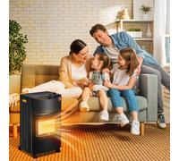 Radiateur de chauffage mobile pour bouteilles de gaz de 10 kg, avec régulateur, tuyau et pince