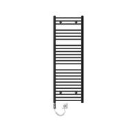 LuxeBath Radiateur Electrique Sahara 500x1500 mm, Anthracite, Sèche-serviettes en Panneau, Raccordement Latéral Droit, Barre Chauffante Thermostat 1200 W et Affichage Numérique, pour Salle de Bain