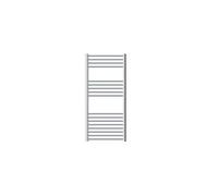 Radiateur de Salle de Bain Sahara 600 x 1200 mm Chrome Courbé Raccord Latéral au