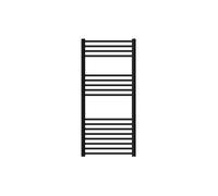 Radiateur de salle de bain Sahara raccord latéral sèche-serviettes noir 60x120cm