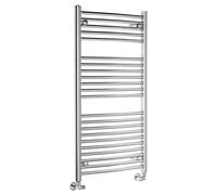 Radiateur de salle de bains Aqualine ALYA, courbé, 600 x 1110 mm, chromé