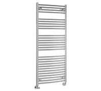 Radiateur de salle de bains Aqualine ALYA, courbé, 600 x 1420 mm, chromé