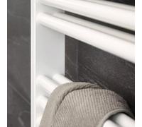 Radiateur de salle de bains HSK Line Two largeur : 60cm, hauteur : 177 cm, 8216177-08, Couleur: Gris Manhattan