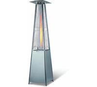 Radiateur de terrasse, modèle Pyramide Cheops I, gamme Premium, avec tube en verre Schott durable. Puissant radiateur d'appoint pour une chaleur instantanée