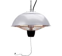 Radiateur d'extérieur électrique, modèle à suspendre - 1500 W, radiateur halogène pour terrasse et camping