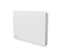 Radiateur double coeur de chauffe électrique en céramique + film Hom'y 1 000W 450mm x 590mm blanc