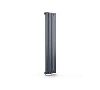 Blumfeldt Radiateur eau chaude Ontario 30 x 120 – 733W mural sèche-serviette gris