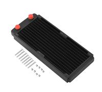 Radiateur échangeur de chaleur en aluminium pour système de refroidissement par eau, haute efficacité thermique, procédé de forgeage intégré,