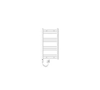 ECD Germany Radiateur électrique 600W - 500 x 800 mm - Blanc - Droit avec raccordement latéral - sèche-Serviettes