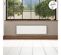 Radiateur électrique 750W inertie fonte CHAMANE Nativ Plinthe connecté Blanc - INTUIS M198412