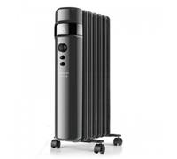 Taurus Radiateur à bain d'huile Agadir 1500 – 1500W, 7 éléments, thermostat réglable, noir