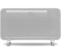 Radiateur électrique à convection – 2000 watts, avec thermostat, 3 niveaux de chauffage et ventilateur turbo – Radiateur mobile pour des pièces jusqu'à 24 m² – Silencieux et compact, de couleur blanch