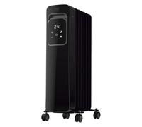 Radiateur Électrique À Huile Readywarm 7000 Touch Black, Faible Consommation, 7 Éléments Avec 1500w, 3 Modes De Fonctionnement,