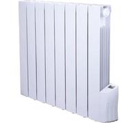 Radiateur électrique à inertie fluide, 1200W, Jusqu'à 50m³, 230V, Blanc