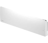 Radiateur électrique à inertie fonte – Walter 2 blanc – 1500 W – horizontal long connecté