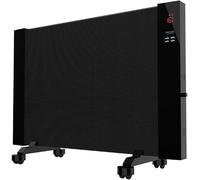 Radiateur électrique à panneaux ReadyWarm 3000 Smart Now. 2000 W, plaque de rayonnement brillante, roulettes omnidirectionnelles, minuterie, 3 modes et système de sécurité anti-surchauffe, pour une su