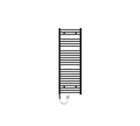 Radiateur Electrique Anthracite avec Elément Chauffant Chromé 900W - 500 x