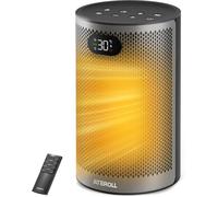Radiateur Électrique Basse Consommation 1500W 3 Modes Chauffage Soufflant Silencieux Avec Thermostat Minuterie 8H Sécurité Enfant