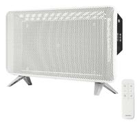 Cecotec Radiateur Électrique Basse Consommation ReadyWarm 2000 Graphene. 1800W, Thermostat 15-40ºC, Minuteur 12h, Télécommande, Sécurité Triple, Chaleur Rapide, Design Compact, Efficacité Énergétique