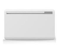 Kalia Radiateur électrique à inertie sèche CERAMIQUE écran LCD 1500W POWELL Norme NF blanc 82x9xh50cm