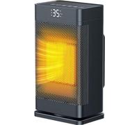Radiateur électrique - Chauffage d'appoint, 1500 W. Radiateur électrique avec thermostat, élément chauffant en céramique, mode éco, protection contre la surchauffe et réglage de l'orientation. Radiate