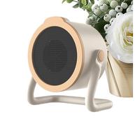 Radiateur Électrique - Chauffage d'Appoint 500W Ventilateur pour Camping,Chauffage Énergétiquement Efficace Hiver pour Voyage Bureau Temps Froid Extérieur Camping-Car Chambre Domicile,Utilisation Bure