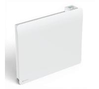 Radiateur électrique connecté 1500W double système de chauffe horizontal Blanc Cira