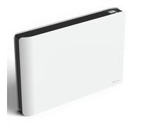 Radiateur électrique connecté 1500W double système de chauffe horizontal Blanc Molia