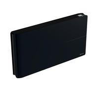Radiateur électrique connecté 2000W double système de chauffe horizontal Noir Molia