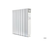 Radiateur électrique connecté à inertie sèche 1500 W UNIV'R CHAUFFAGE Eden blanc