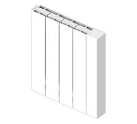 Radiateur électrique connecté Wi-Fi cœur de chauffe en céramique HEATZY GLOW 1000w