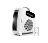 Radiateur électrique d'appoint - MALTEC - Radiateur 2000 W - 1000/2000W - Thermostat 15-40°C - Minuterie 24h & télécommande