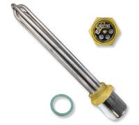 Radiateur électrique de plongée, 6000 W, 230/380 V, filetage de 1½ pouce, avec joint inclus