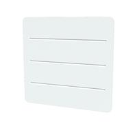 Radiateur électrique double coeur de chauffe + film à inertie sèche en céramique Carrera Yox 1500W blanc