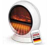 Radiateur électrique | effet feu de cheminée • 1500 W / 30m² • protection contre la surchauffe | Mini-cheminée, chauffage dappoint