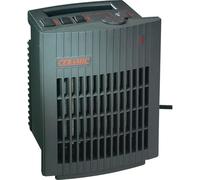Radiateur électrique en céramique, puissance maximale 1500 W. Chauffage mobile silencieux, idéal pour le camping, l'atelier, le bureau ou la salle de bain. Petit radiateur avec 2 niveaux de puissance.