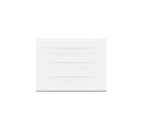 Oceanic Radiateur électrique fixe à inertie sèche Double cœur de chauffe 1000 W Blanc mat NF