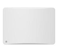 Radiateur électrique fixe à inertie sèche double cœur de chauffe ALMEA 1000W thermostat modulaire horizontal blanc NF Blanc G
