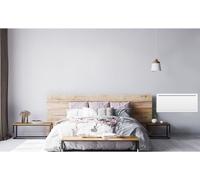 Radiateur Électrique Fixe à Inertie Sèche OCEANIC Rubis, 2000W, Céramique, Design Galbé, Blanc, NF