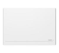 Radiateur électrique fixe connecté WiFi à inertie sèche céramique avec thermostat interchangeable 1000W THOMSON MILLA horizontal blanc Blanc G
