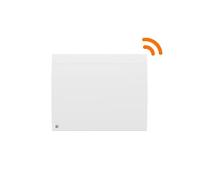 Radiateur électrique fixe connecté WiFi à inertie sèche céramique - BESTHERM - ILLO CONNECT 1000W - horizontal blanc