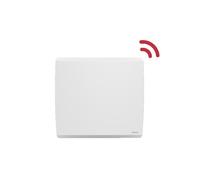 Radiateur électrique fixe connecté WiFi à inertie sèche céramique + film avec thermostat interchangeable 1500W THOMSON MOLY horizontal blanc