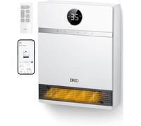 Radiateur électrique fixe - SUTEO - 2000 W - Thermostat réglable - Compatible Alexa