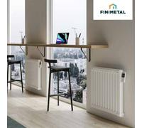 Radiateur électrique inertie fluide YALI DIGITAL PLUS 500W - FINIMETAL 3906052