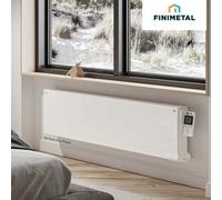 Radiateur électrique inertie fluide YALI RAMO PLUS PLINTHE 1000W - FINIMETAL 3923102