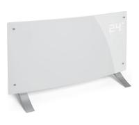 Klarstein Radiateur électrique Bornholm Curve 2000W – Thermostat, portable et mural – Blanc